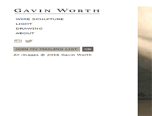 Tablet Screenshot of gavinworth.com